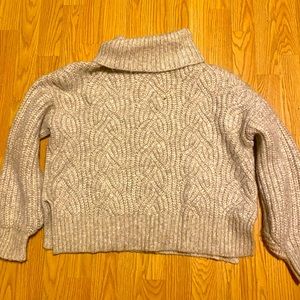A New Day light gray knitted sweater sz L